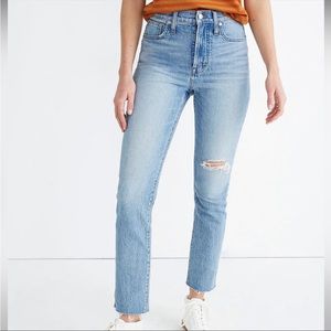 Madewell Raw Hem Perfect Vintage Jean